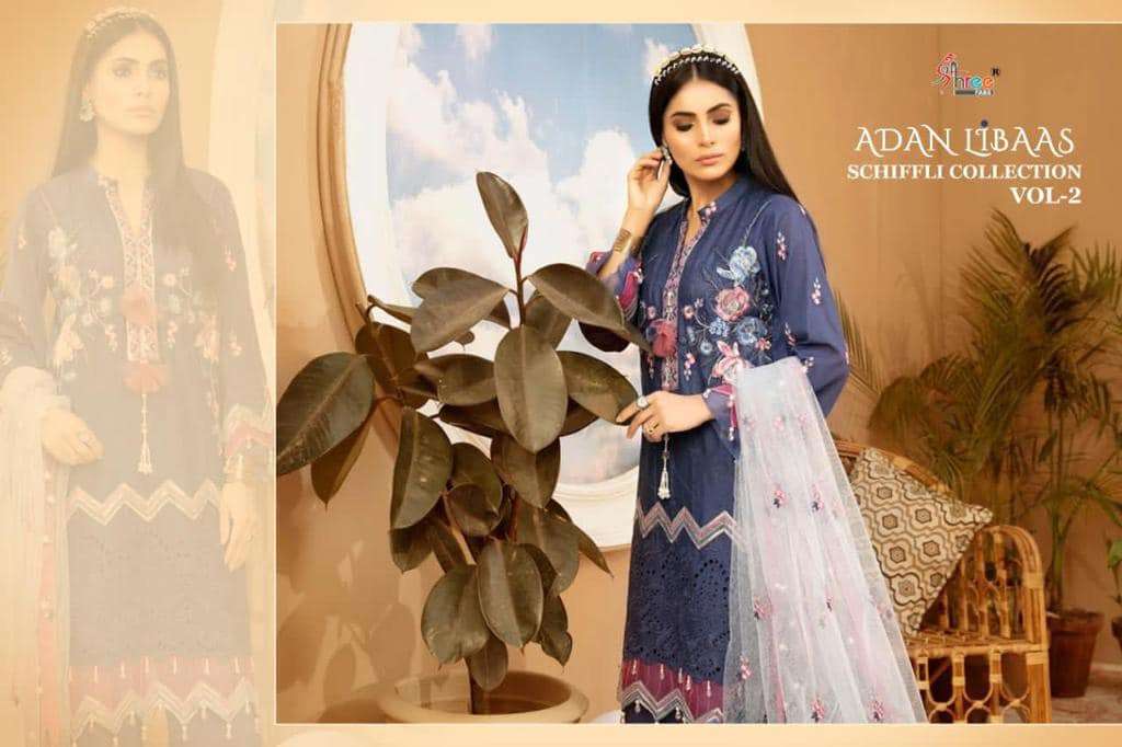 SHREE FAB ADAN LIBAAS SCHIFFLI COLLECTION VOL 2